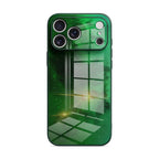 Night Star Green - iPhone Glass Case