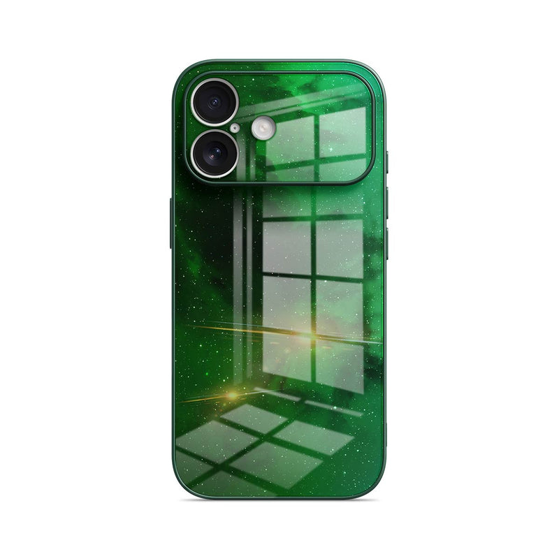 Night Star Green - iPhone Glass Case