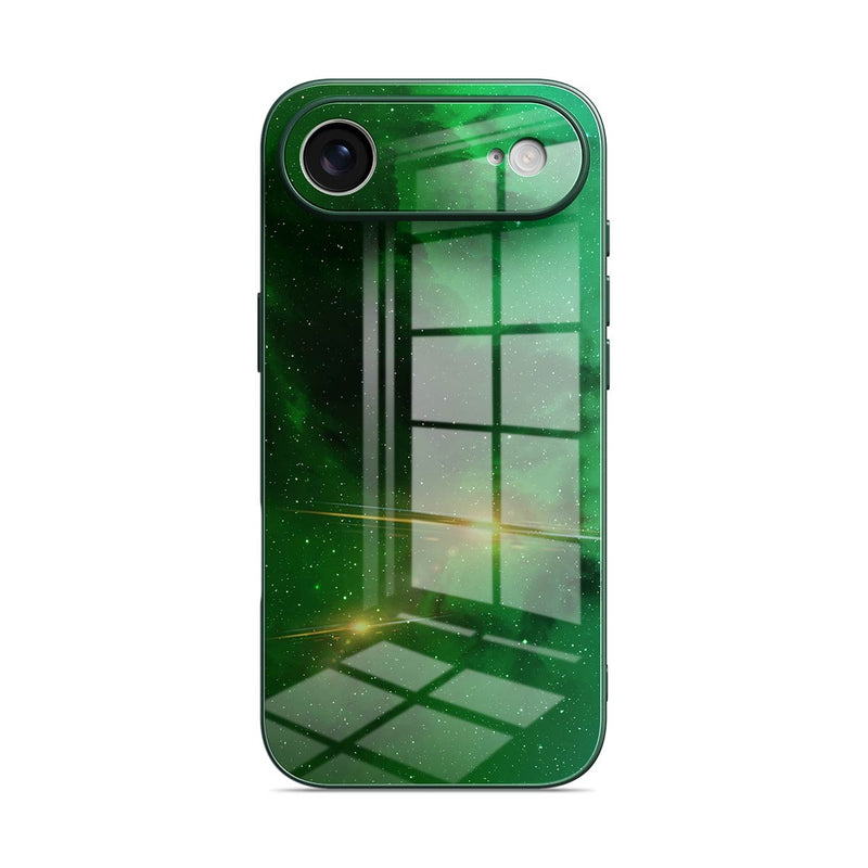 Night Star Green - iPhone Glass Case