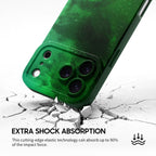 Night Star Green - iPhone Silicone Case