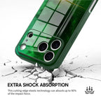 Night Star Green - iPhone Glass Case