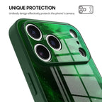 Night Star Green - iPhone Glass Case