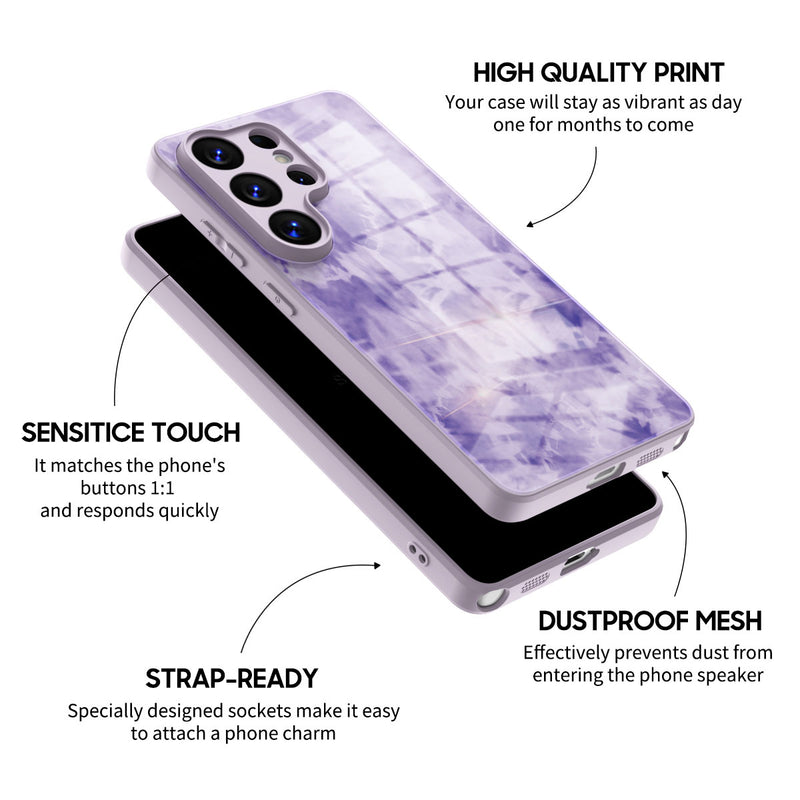 Mist Lavender - Samsung Glass Case