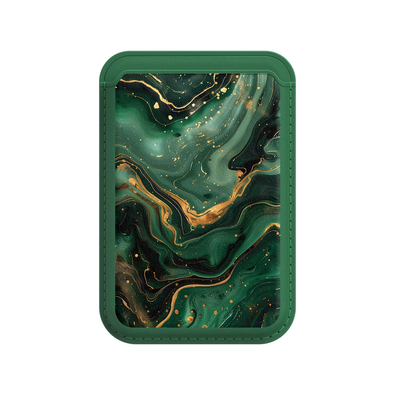 Gilded Green - iPhone Leather Wallet
