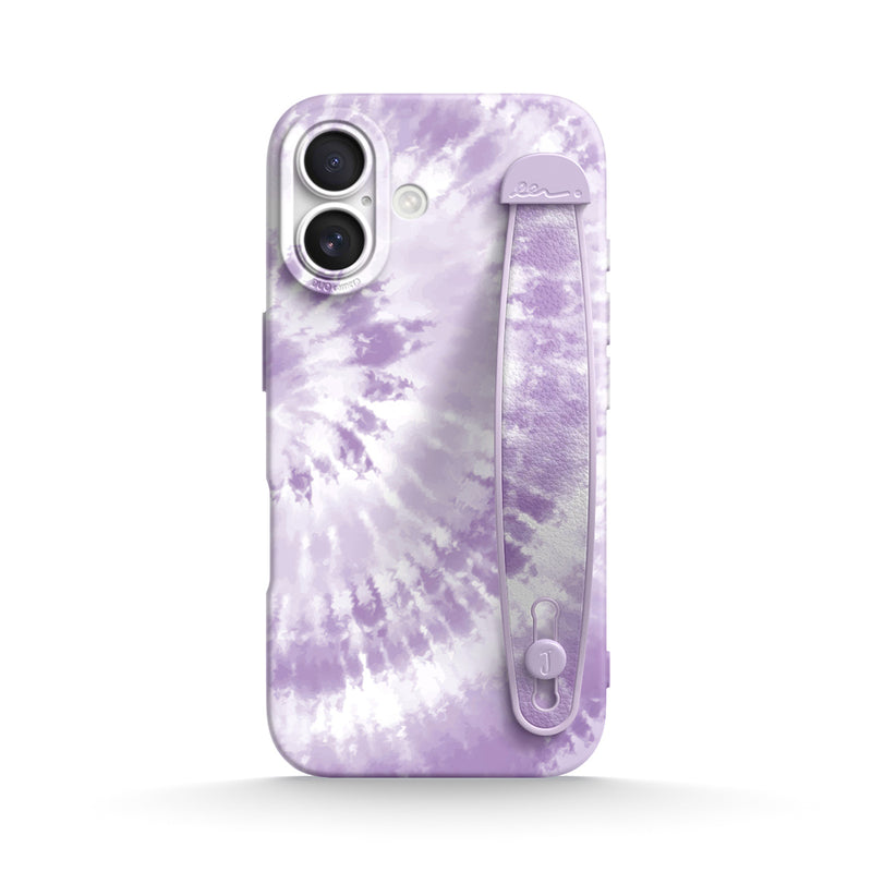 Lilac Ripples - iPhone Wrist Strap Case