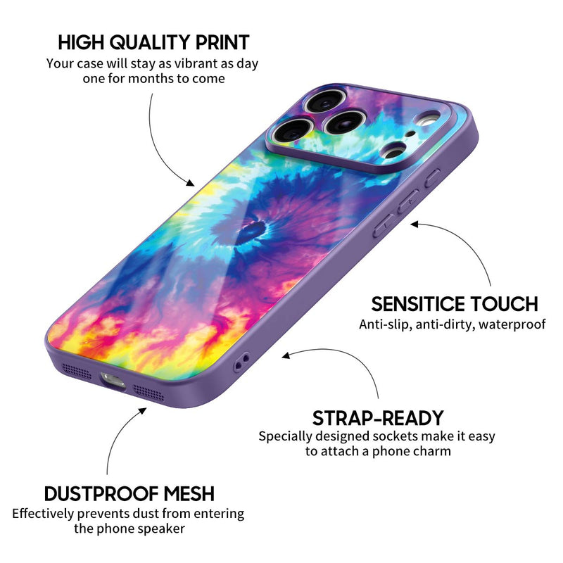 Illusionary Halo - iPhone Glass Case