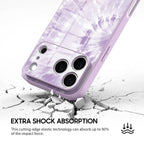 Lilac Ripples - iPhone Glass Case