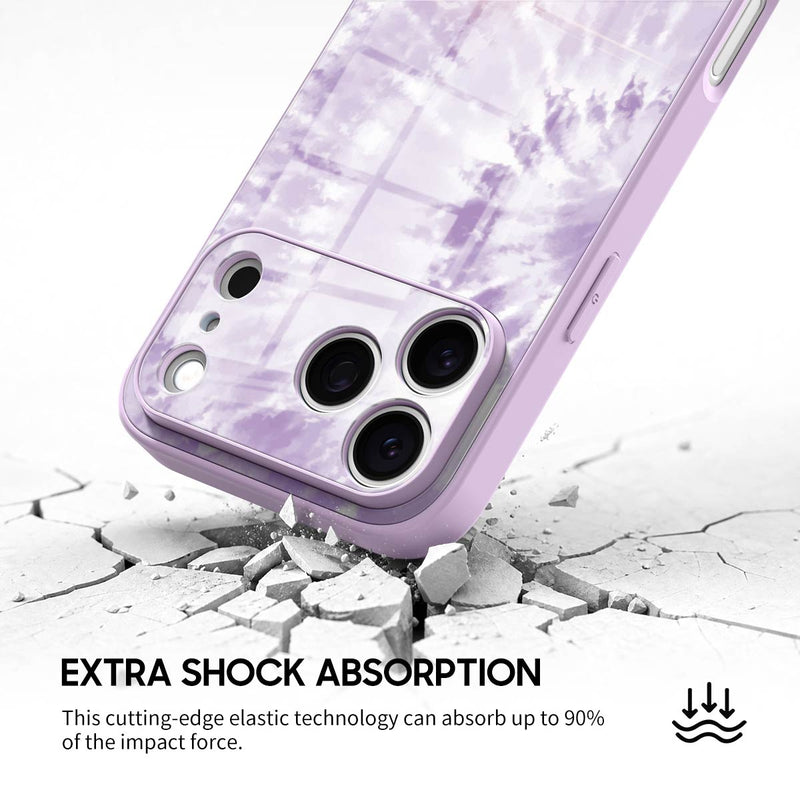 Lilac Ripples - iPhone Glass Case