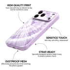 Lilac Ripples - iPhone Glass Case