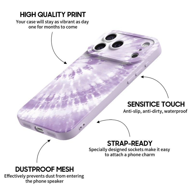Lilac Ripples - iPhone Silicone Case