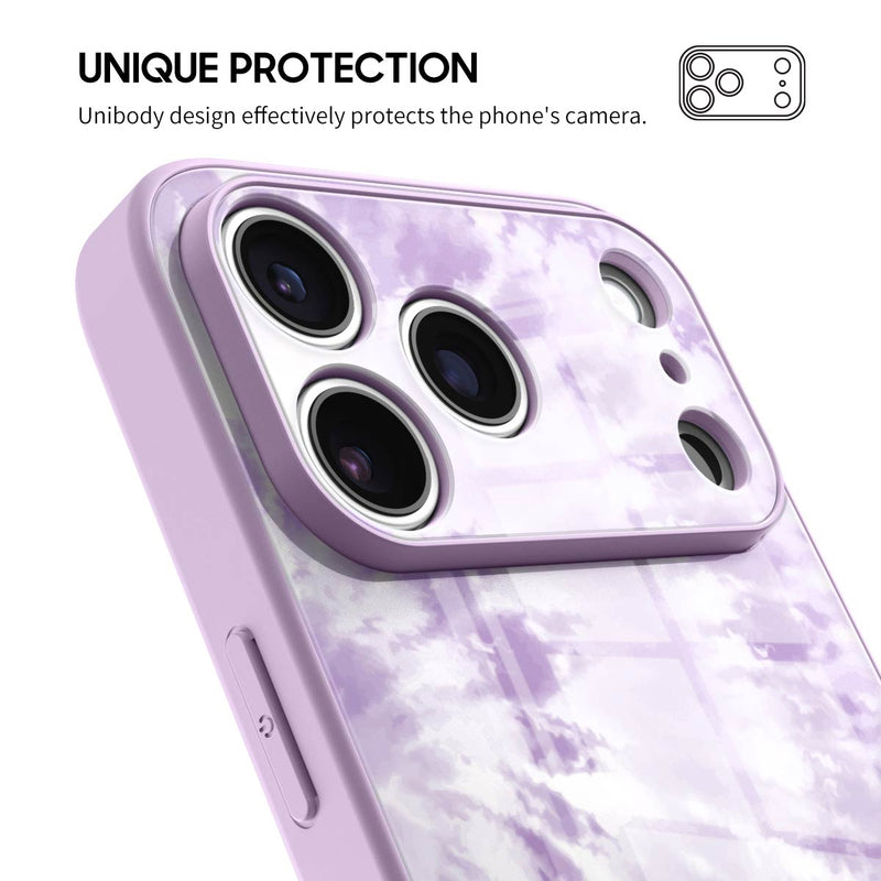 Lilac Ripples - iPhone Glass Case