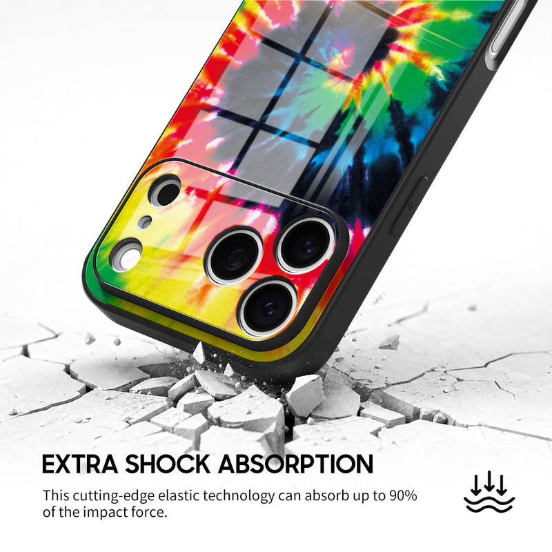 Vibrant Flow - iPhone Glass Case