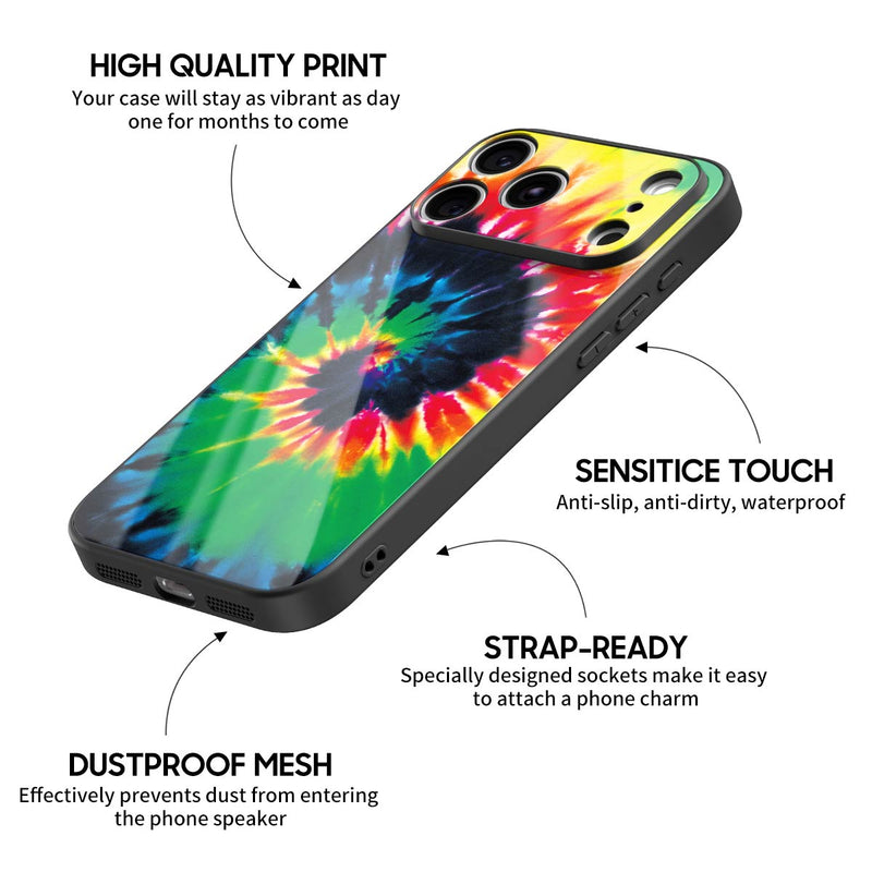Vibrant Flow - iPhone Glass Case