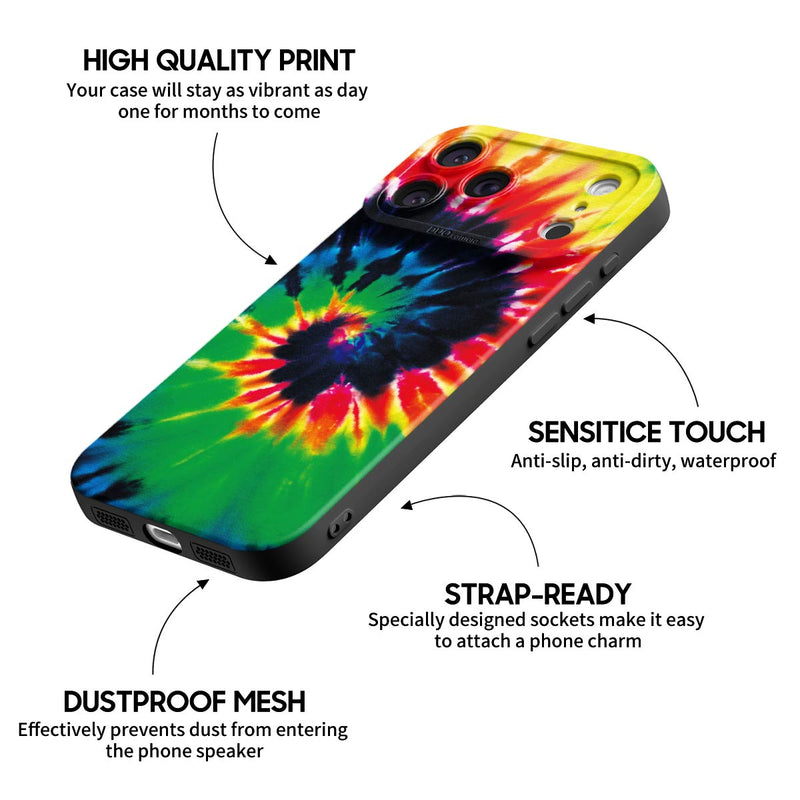 Vibrant Flow - iPhone Silicone Case