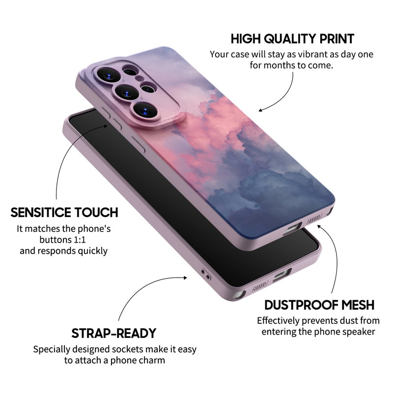 Pink Clouds - Samsung Silicone Case