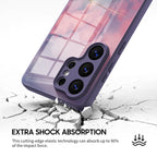 Pink Clouds - Samsung Glass Case