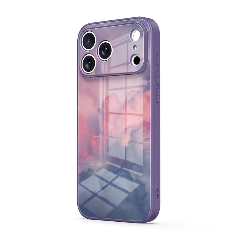 Pink Clouds - iPhone Glass Case