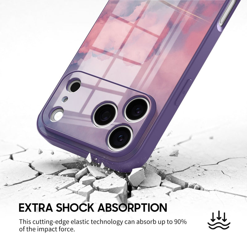 Pink Clouds - iPhone Glass Case