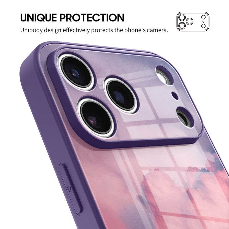 Pink Clouds - iPhone Glass Case