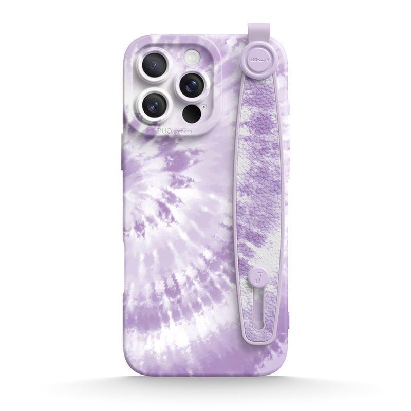 Lilac Ripples - iPhone Wrist Strap Case