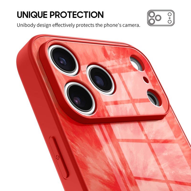 Scarlet Glow - iPhone Glass Case