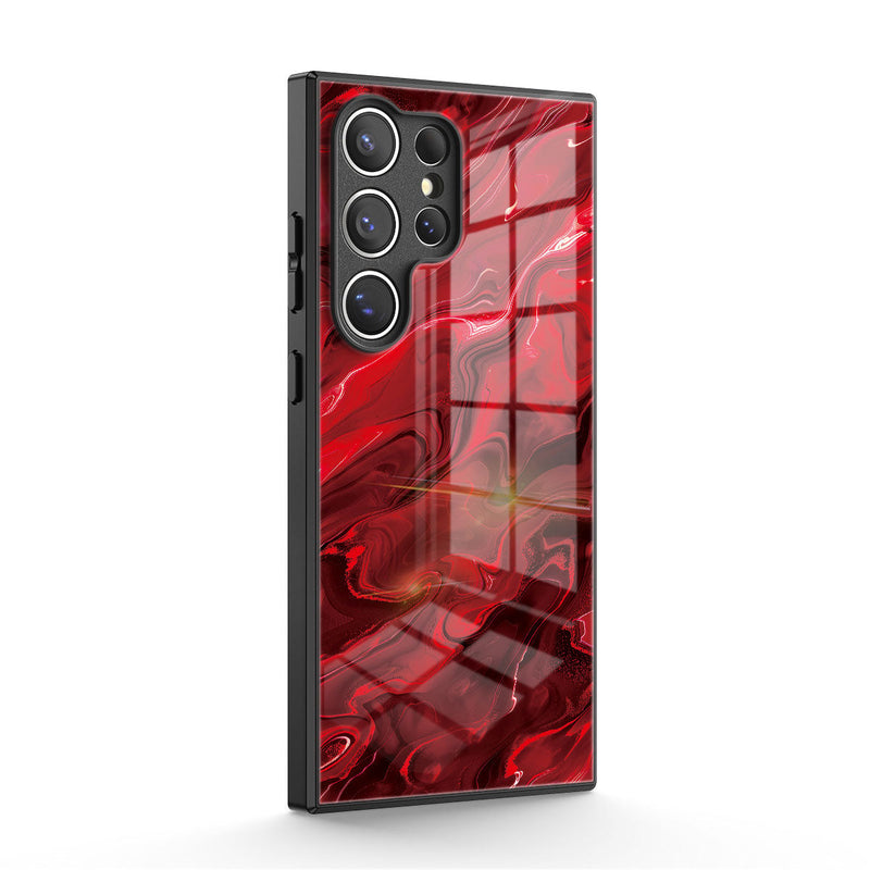 Flowing Flame - Samsung Glass Case Caselm