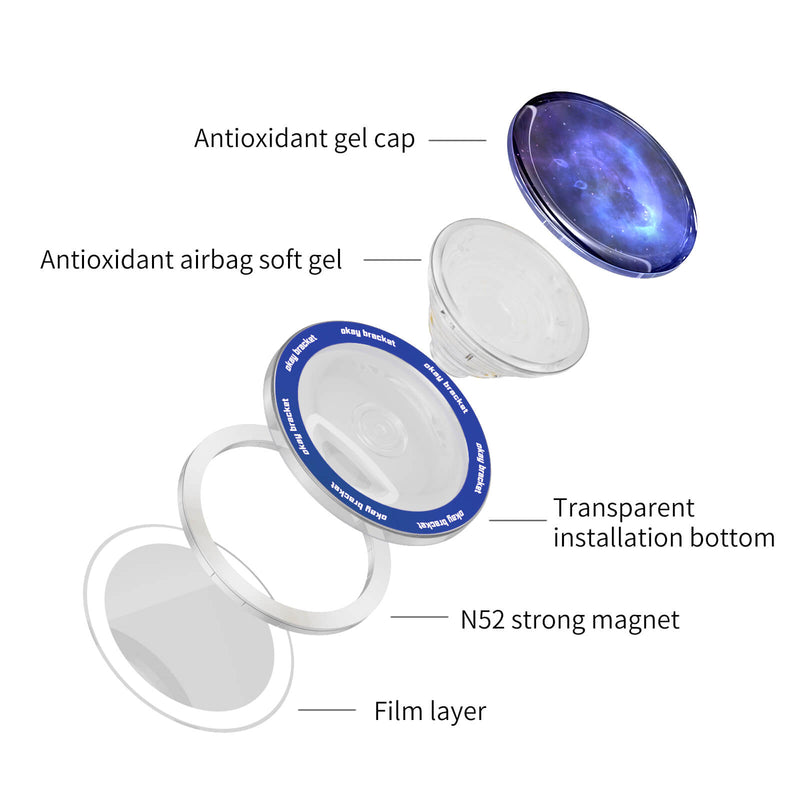 Sea Cloud Nebula - MagSafe AirBag Grip