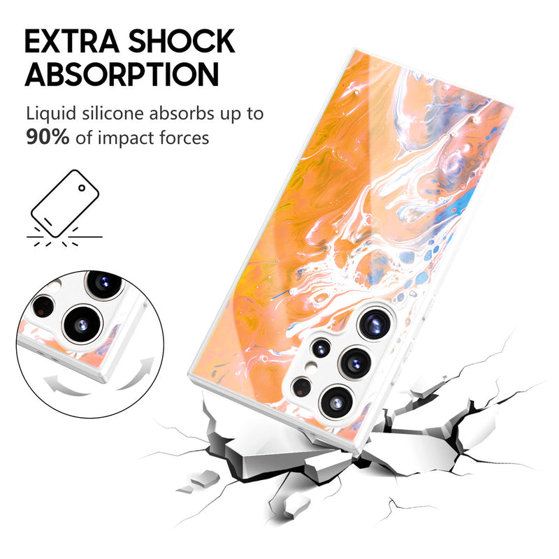 Flowing Flame - Samsung Glass Case Caselm
