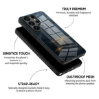 Night Moon - Samsung Glass Case