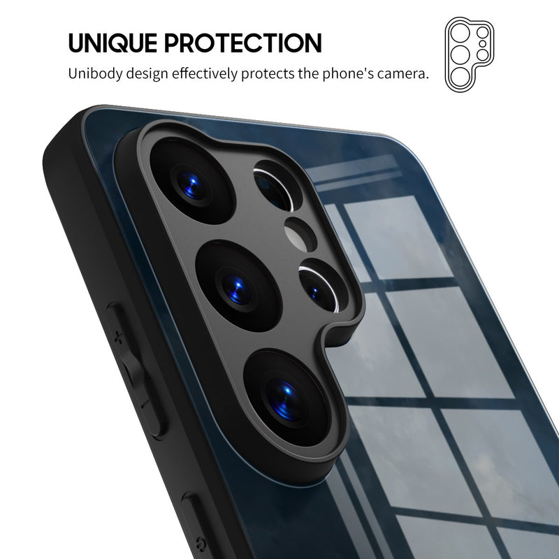 Night Moon - Samsung Glass Case