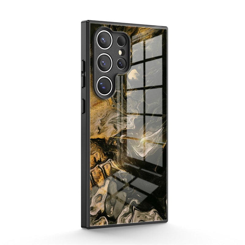 Obsidian Gold - Samsung Glass Case Caselm