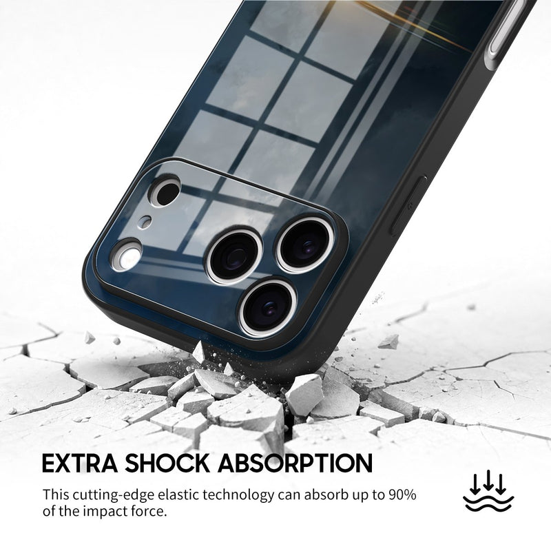 Night Moon - iPhone Glass Case