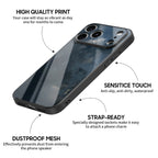 Night Moon - iPhone Glass Case