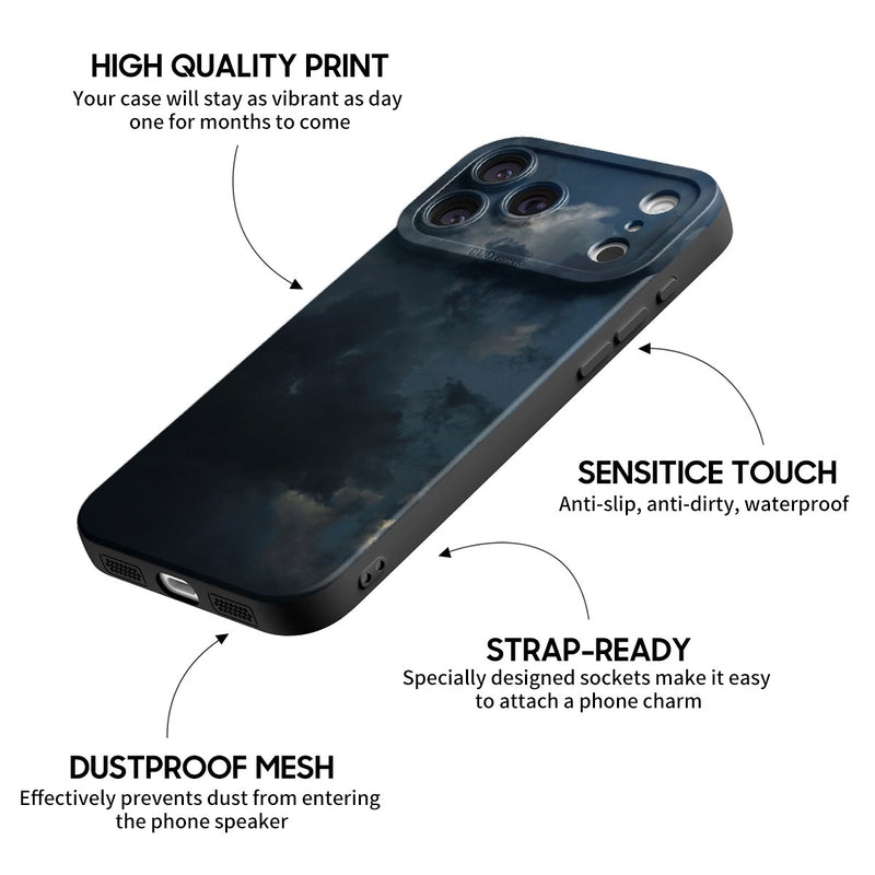 Night Moon - iPhone Silicone Case