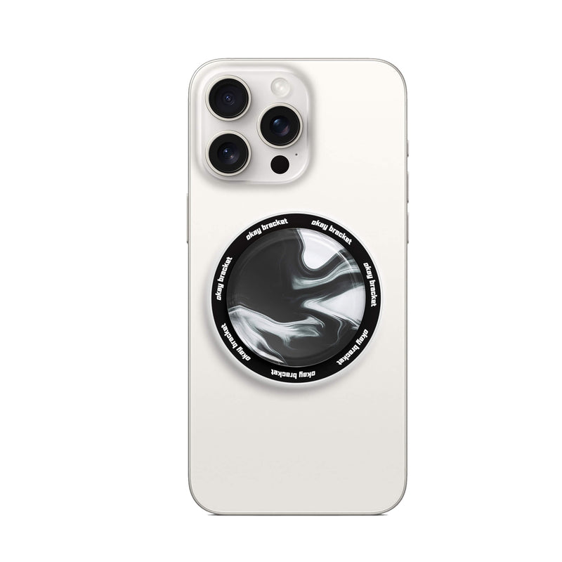 Black White - MagSafe AirBag Grip