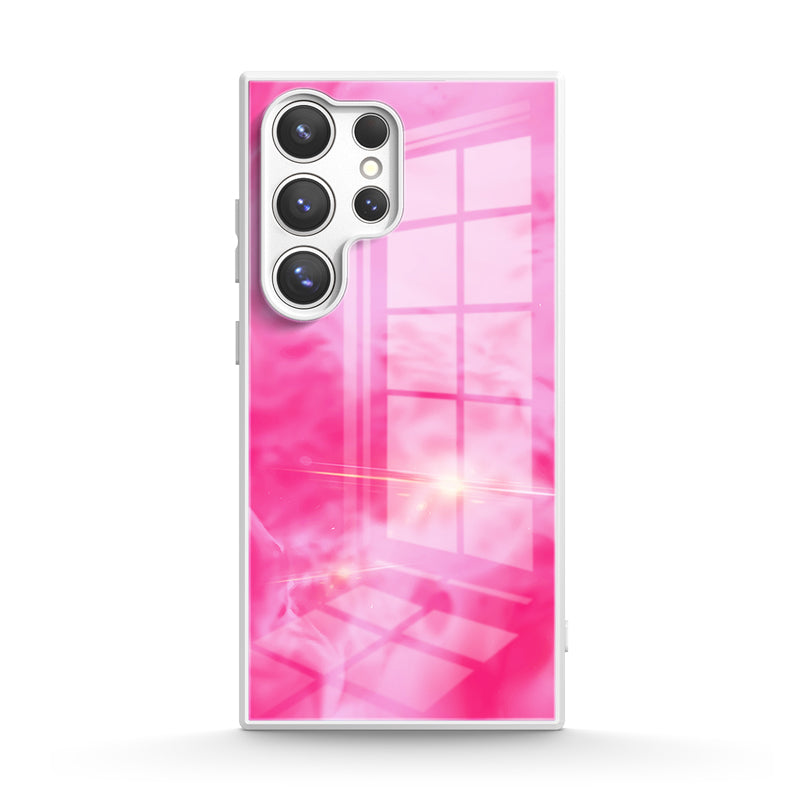 Pink Lava - Samsung Glass Case Caselm
