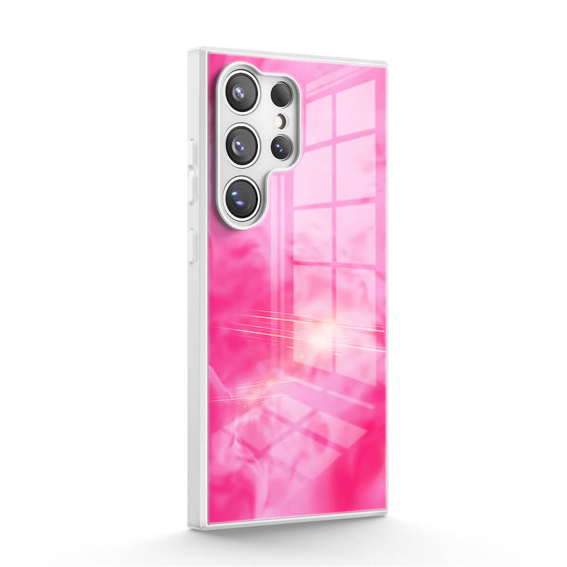 Pink Lava - Samsung Glass Case Caselm