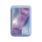 Purple Blue Gilt - iPhone Leather Wallet
