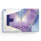Purple Blue Gilt - iPad Case