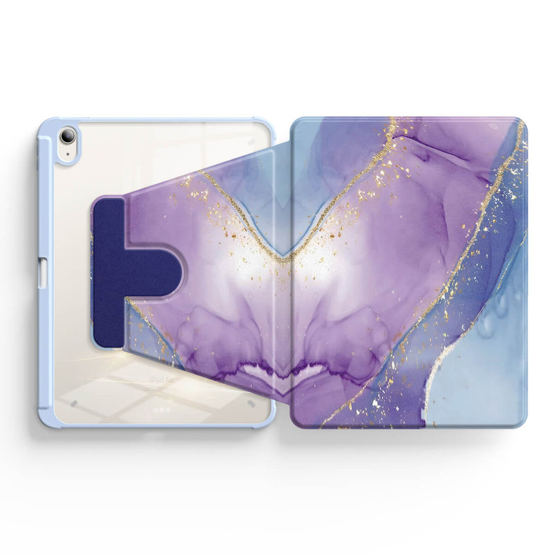 Purple Blue Gilt - iPad Case