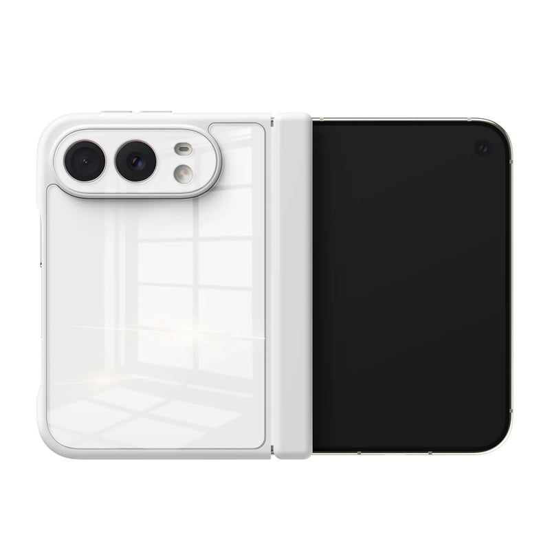 White - iPhone Glass Case