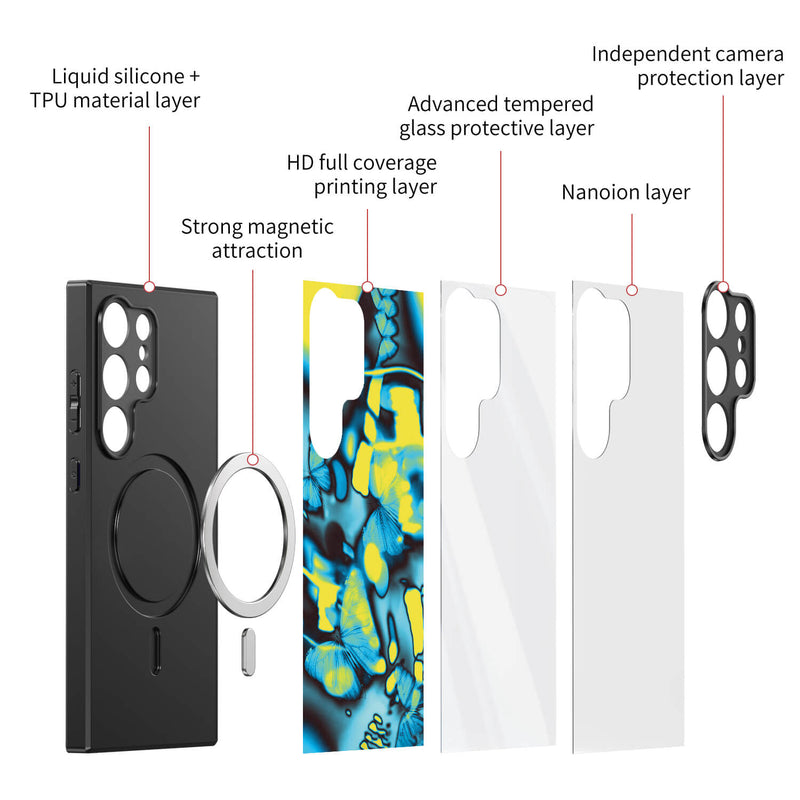 Rippling - Samsung Glass Case