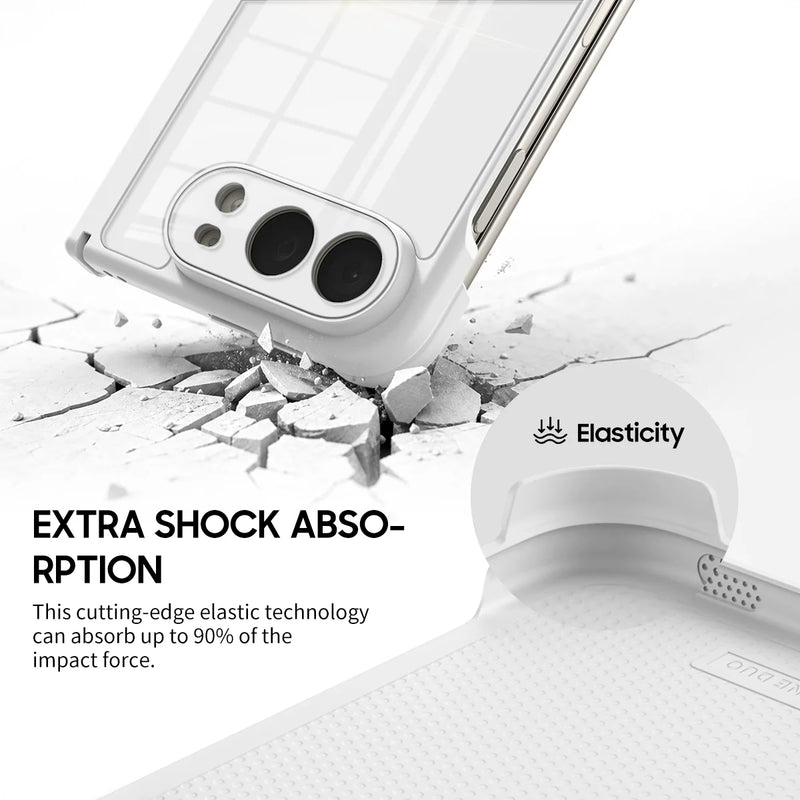 White - iPhone Glass Case