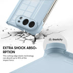 Blue Gray - iPhone Glass Case