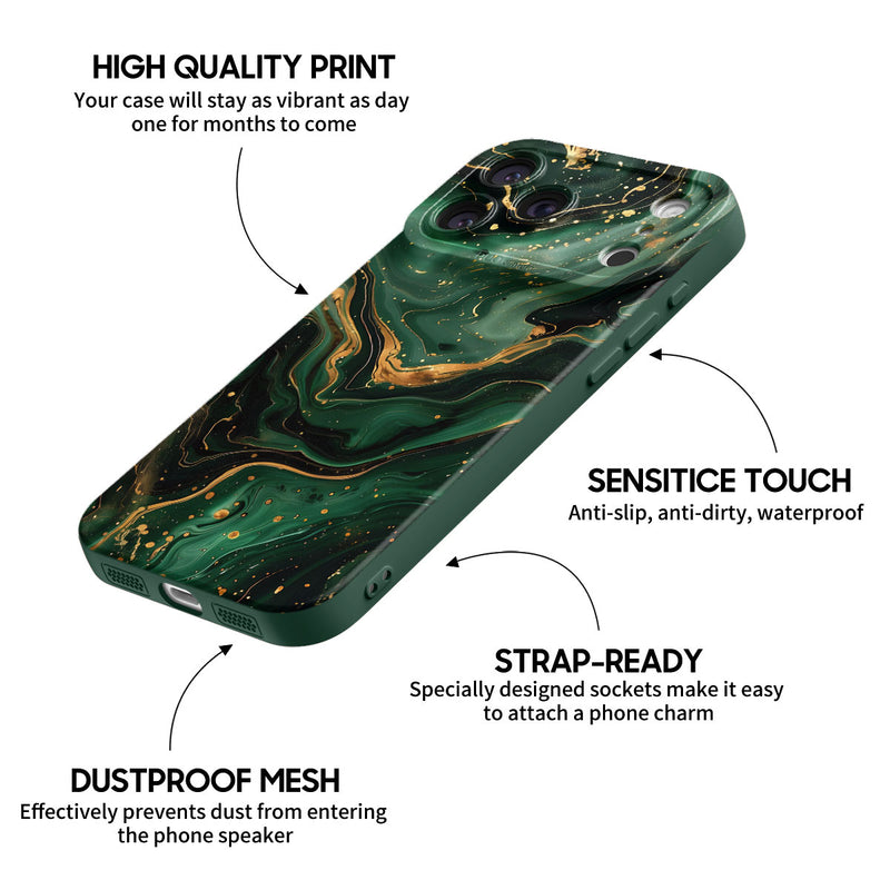 Gilded Green - iPhone Silicone Case