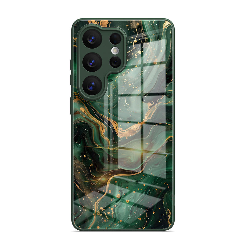 Gilded Green - Samsung Glass Case