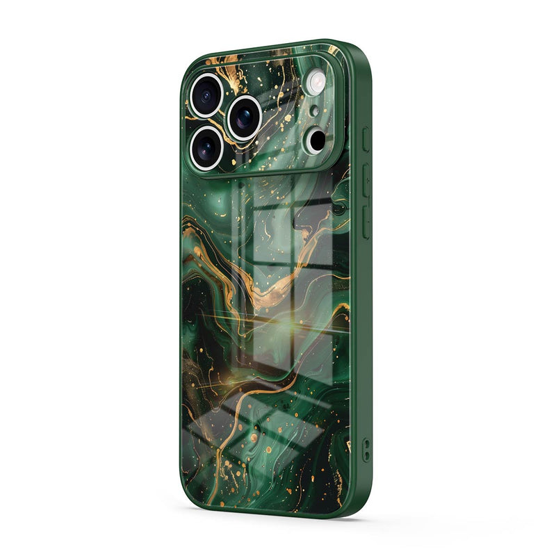 Gilded Green - iPhone Glass Case