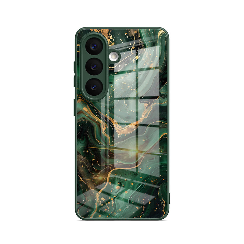 Gilded Green - Samsung Glass Case