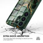 Gilded Green - Samsung Glass Case