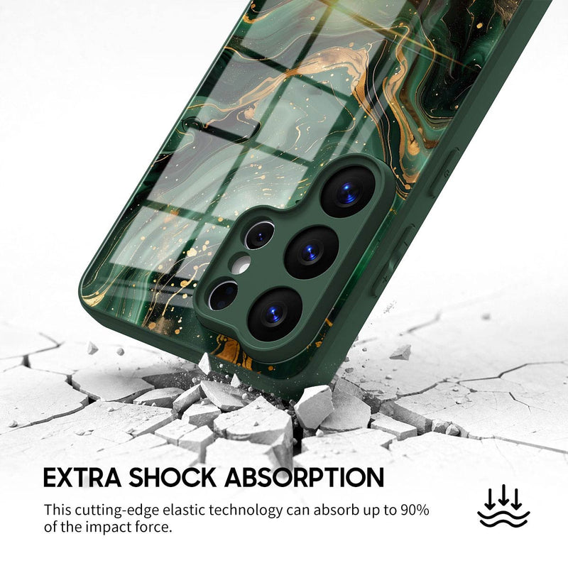 Gilded Green - Samsung Glass Case